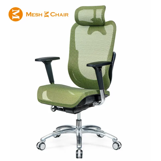 【Mesh 3 Chair】華爾滋人體工學網椅-尊爵版-蘋果綠(人體工學椅、網椅、電腦椅、主管椅)