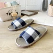 【iSlippers】台灣製造-簡單生活-家居室內拖鞋-沉靜格紋(單雙任選)