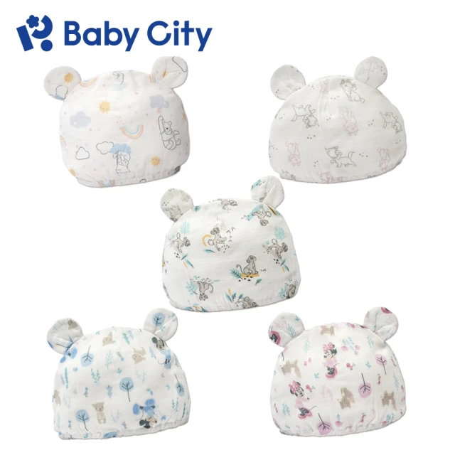【Baby City 娃娃城】迪士尼紗布嬰兒帽(5款)