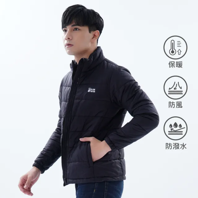 【遊遍天下】男女款輕暖立領防風防潑水機能型鋪棉外套(S-5L)
