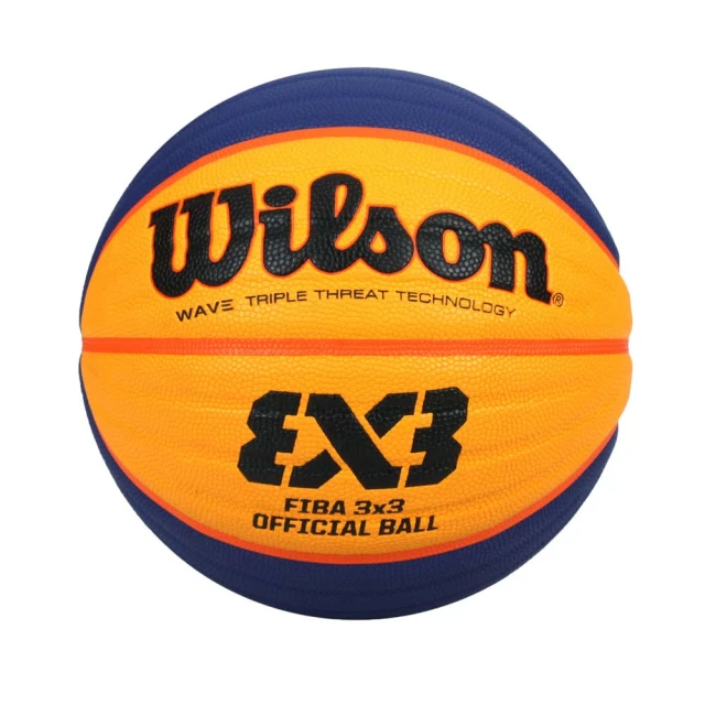 WILSON FIBA 3X3國際賽指定用球籃球-訓練 室外 戶外 6號球 威爾森 黃藍黑(WTB0533XB)