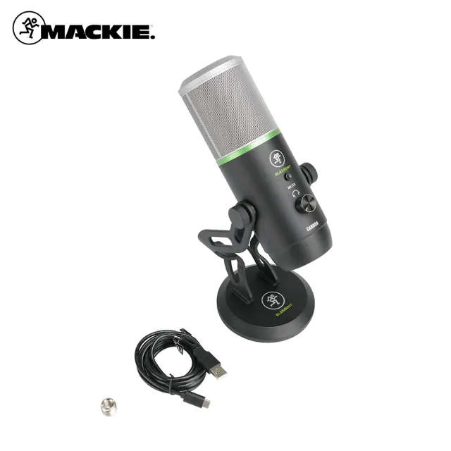 【Mackie】EleMent 系列 Carbon USB 電容式麥克風(麥克風 直播 播客 podcast 錄音 youtuber 線上)