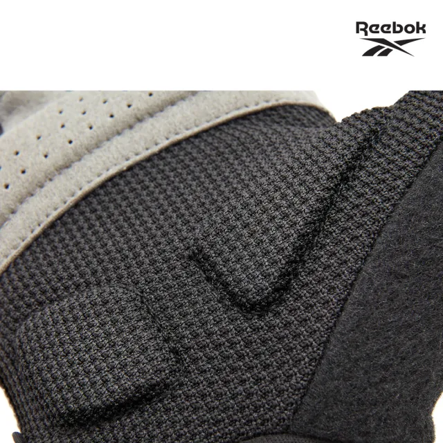 【REEBOK】女用速乾健身手套-數碼灰(S-L)