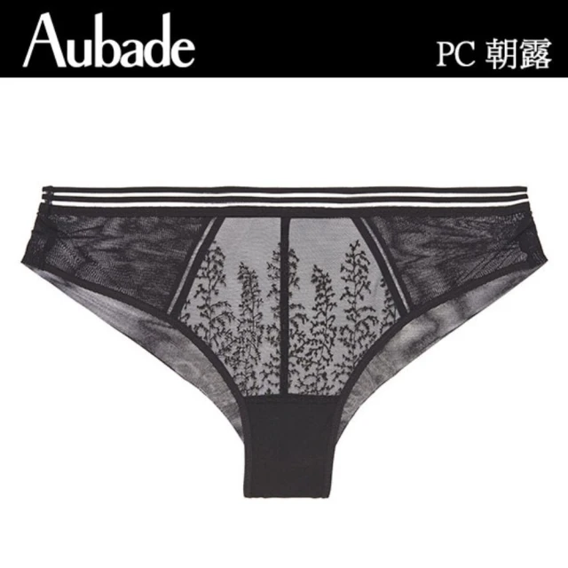 【Aubade】朝露無痕低腰三角褲-PC(黑)