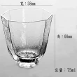 【豐曜】玻璃八方雪紋品杯 6入(玻璃茶具)