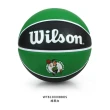 【WILSON】NBA隊徽系列 賽爾提克隊橡膠籃球#7-訓練 室外 7號球 綠黑白(WTB1300XBBOS)