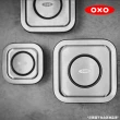 【美國OXO】POP不鏽鋼按壓保鮮盒-長方1.6L