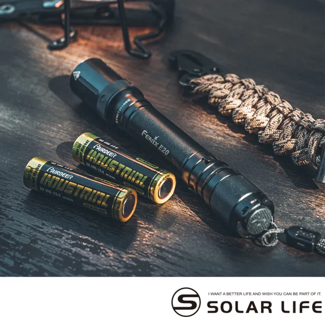 【Fenix】E20 V2.0 便攜EDC 手電筒附電池 350流明(隨身筆型手電筒 防水LED4段 戰術手電筒 雙AA小直筒)