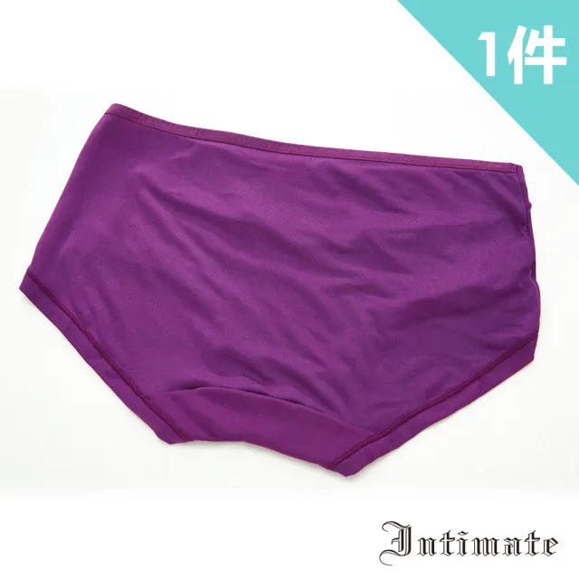 【Intimate 內著】1件組愛心紫 莫代爾手感綿彈力包臀中腰女褲(S-XXL)