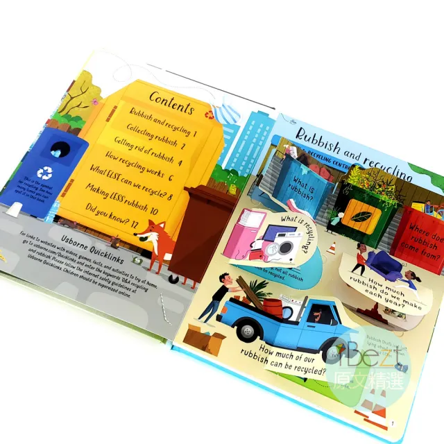 【iBezT】Questions and Answers About Recycling and Rubbish(Usborne Lift-the-flap)