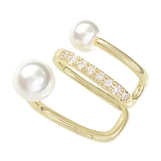 【MISS KOREA】韓國設計多層珍珠鋯石螺旋耳骨夾