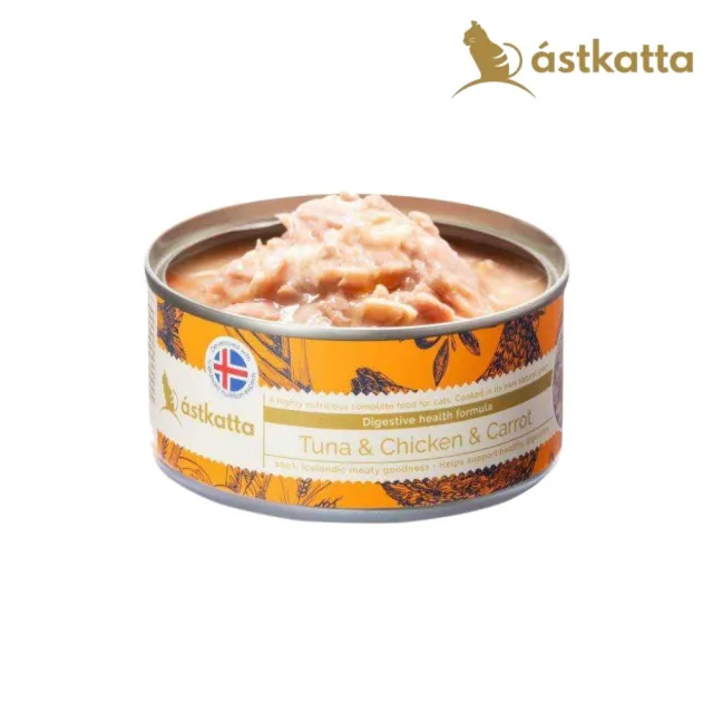 【astkatta冰島】健康主食罐頭 80g*24罐組〈全齡貓適用〉(貓主食罐、貓罐)