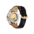 【CITIZEN 星辰】Mechanical男仕鋼帶藍寶石錶機械錶-羅馬金色42mm(NJ0136-81A)
