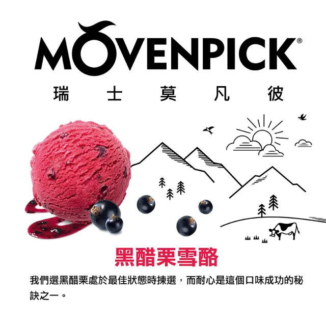 【Movenpick 莫凡彼冰淇淋】100%純天然家庭號2.4L冰淇淋2盒-冷凍配送(瑞士原裝進口)