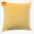 【特力屋】玻紋素色抱枕套 45X45cm 黃色款