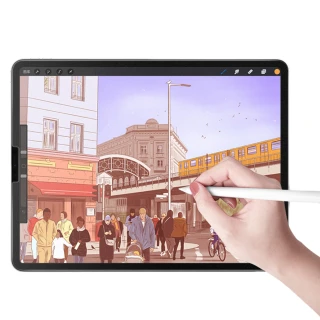 【ZTMALL】iPad Air4 10.9吋 繪畫書寫霧面不眩光抗油污平板保護貼(iPad 類紙膜)