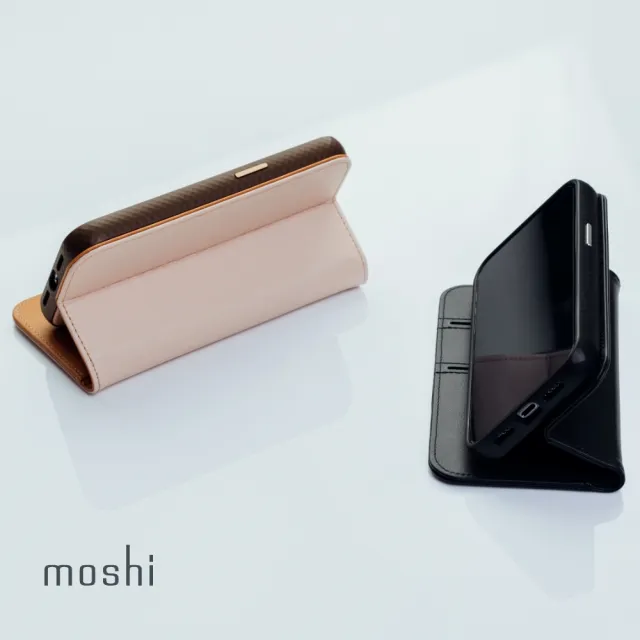 【moshi】iPhone 13 6.1吋 Overture 磁吸可拆式卡夾型皮套(iPhone 13)