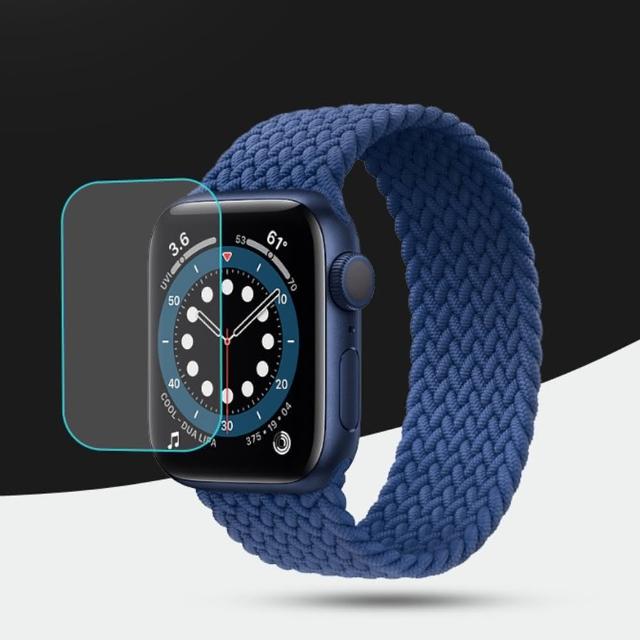 Apple Watch Series 12/11/10/9/SE2/Ultra 柔韌疏水自修復錶面保護貼(二入裝)