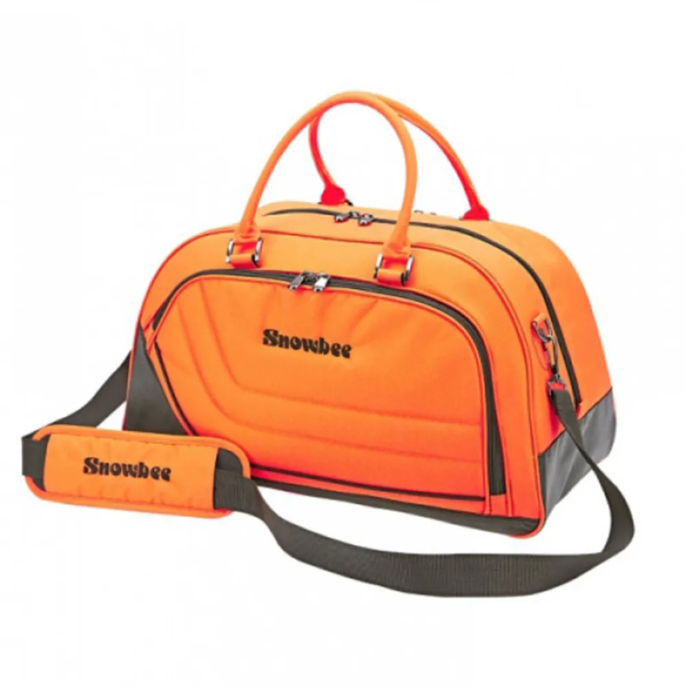 【Snowbee 司諾比】Snowbee 摩登時尚風範高爾夫衣物袋-橘(球袋、行李袋、肩背包 杜邦防潑水 好清洗)