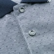 【ROBERTA 諾貝達】台灣製 簡約有型 長袖POLO棉衫(藍色)