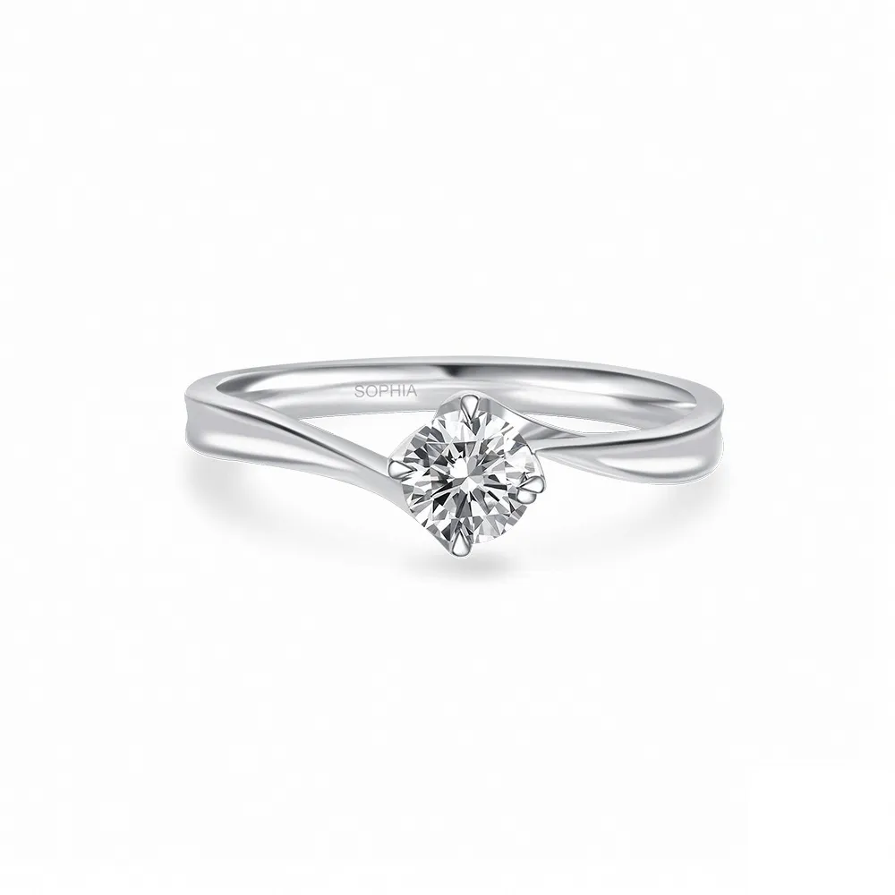 【蘇菲亞珠寶】對角四爪 30分 GIA G/SI2 18K金 鑽石戒指