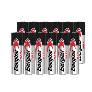 【Energizer 勁量】10倍電量MAX鹼性3號AA電池24入(1.5V長效鹼性電池LR6)