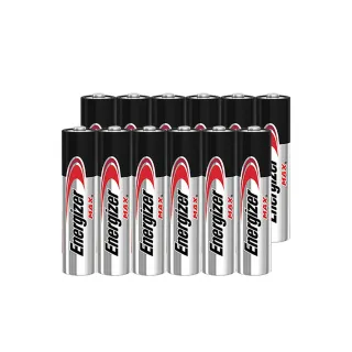 【Energizer 勁量】3倍電量MAX鹼性4號AAA電池48入(1.5V長效鹼性電池LR03)