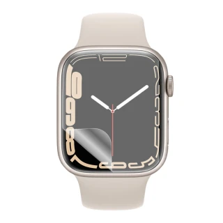 【o-one台灣製-小螢膜】Apple Watch Series 7 45mm 滿版螢幕保護貼2入