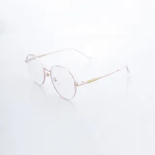 【ASLLY】LO1052在桃公主夾心圓框濾藍光眼鏡