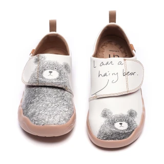 【uin】西班牙原創設計 童鞋 守護熊彩繪休閒鞋K1109155(彩繪)