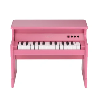 【KORG】tinyPIANO 25鍵迷你兒童電鋼琴 粉紅色(原廠公司貨 商品保固有保障)
