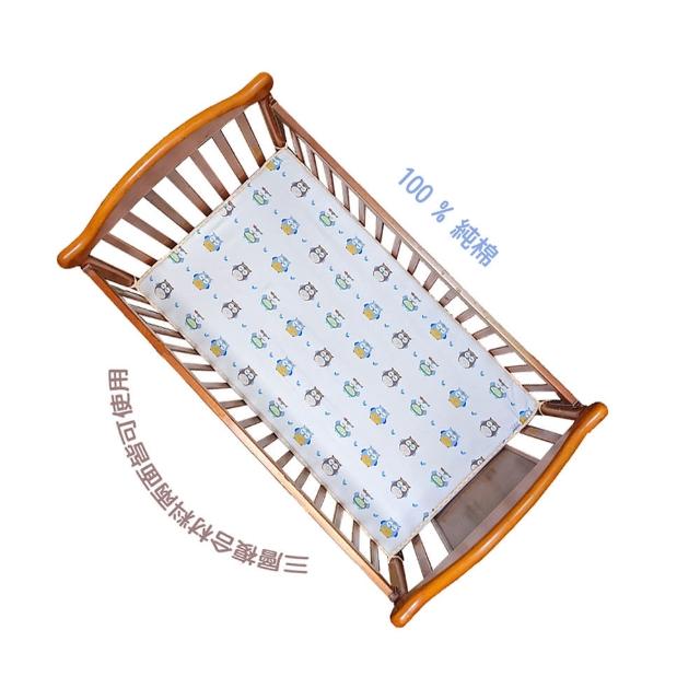 【C.D.BABY】嬰兒床3D純棉三層透氣墊 60X120 cm(嬰兒床墊 透氣床墊.涼墊)