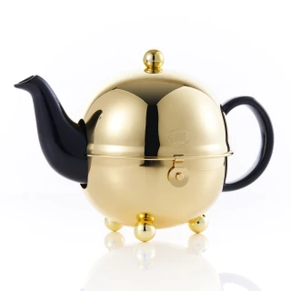 【TWG Tea】爵士金現代藝術系列茶壺(黑色/900ml)