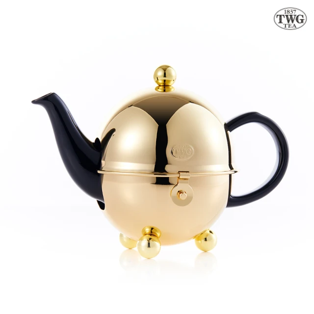 【TWG Tea】爵士金現代藝術系列茶壺(黑色/500ml)