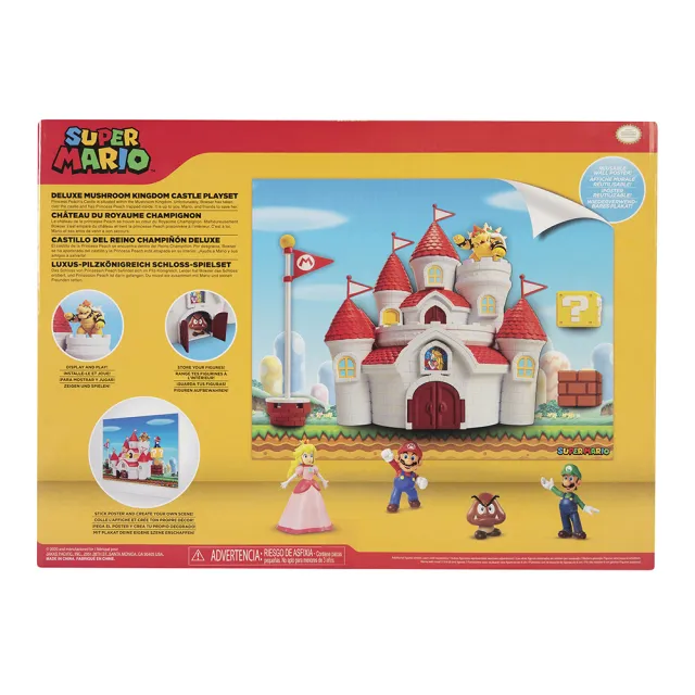 【Nintendo 任天堂】瑪利歐2.5吋蘑菇王國城堡