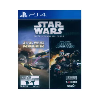 【SONY 索尼】PS4 星際大戰極速飛梭與突擊隊組合Star Wars Racer and Commando Combo(英文美版)