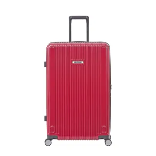 【CENTURION 百夫長】29吋經典亮面拉鍊箱系列行李箱-SBR野莓紅(空姐箱)