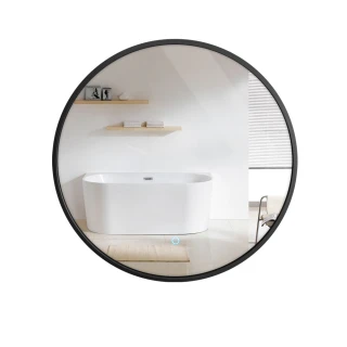 【JTAccord 台灣吉田】80x80cm圓形鋁框耐蝕環保觸控LED燈鏡(網美鏡)