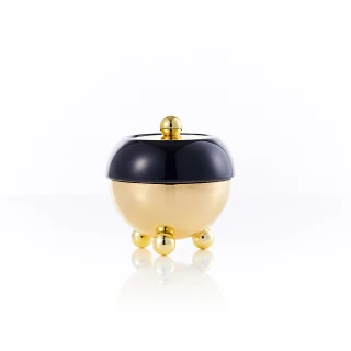 【TWG Tea】爵士金現代藝術系列糖罐 Jazz Gold Design Sugar Bowl in Black(黑色)