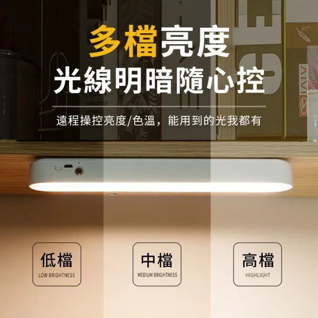 【YUNMI】磁吸式無線觸控LED燈 USB充電護眼檯燈 臥室床頭燈 應急燈 手電筒(三控色溫/觸控式)