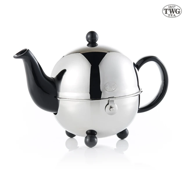 【TWG Tea】現代藝術系列茶壺(黑色/900ml)
