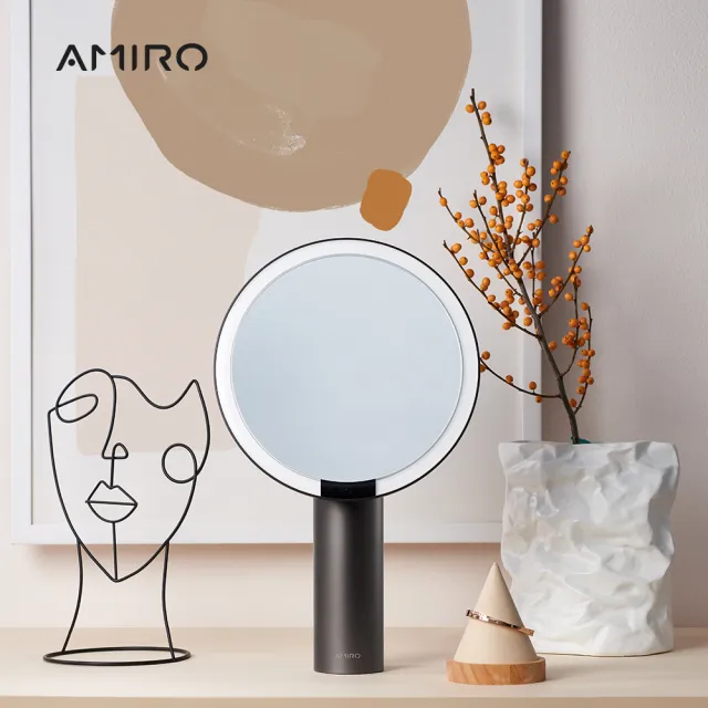 【AMIRO】全新第三代 AMIRO Oath 自動感光 LED化妝鏡(情人)