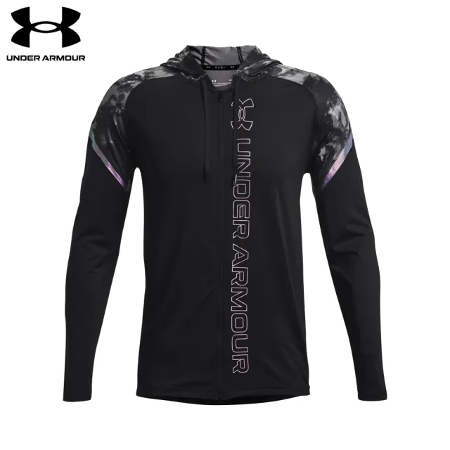 【UNDER ARMOUR】UA 男 Rush連帽外套_1366171-001(黑)