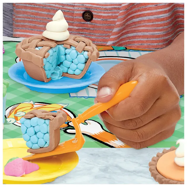 【PLAYDOH 培樂多】廚房系列-主題遊戲組 甜點遊戲組 F1791(幼兒兒童黏土玩具/無毒黏土/益智玩具/家家酒)