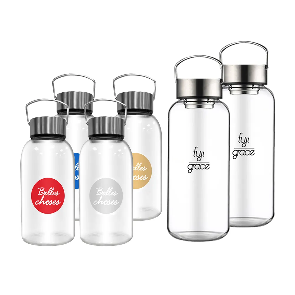 【FUJI-GRACE 日本富士雅麗】3入組_高硼矽耐熱玻璃瓶1500ml 2入+800ml 1入(FJ-903*2+FJ-922*1)