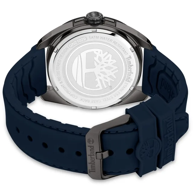【Timberland】海軍藍潮流手錶-44mm 畢業禮物(TDWGN2102901)