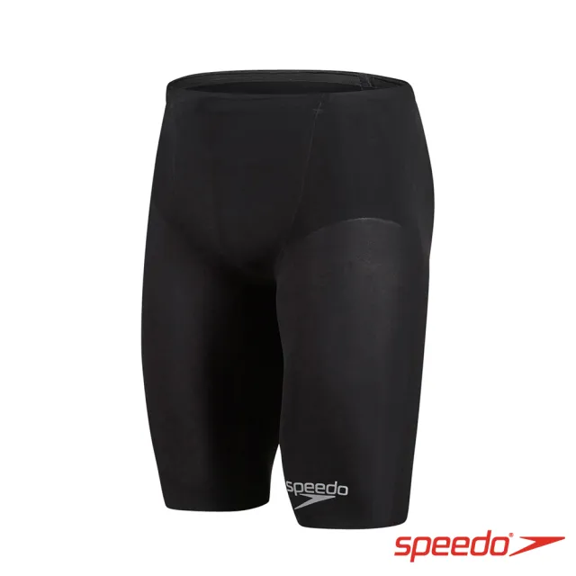 【SPEEDO】男 競技及膝泳褲 LZR Racer Elite 2(黑)
