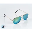 【Z-POLS】複刻版時尚設計 頂級抗UV400 金屬風格太陽眼鏡(兒童流行款 多色可選 盒裝全配)