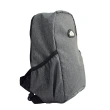 【WALLABY】袋鼠牌 MIT 休閒反光包 防盜拉鍊款 可單肩背 可後背 寶藍/灰色 HRK-1803