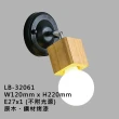 【Honey Comb】北歐風原木方塊壁燈(BL-5202C)